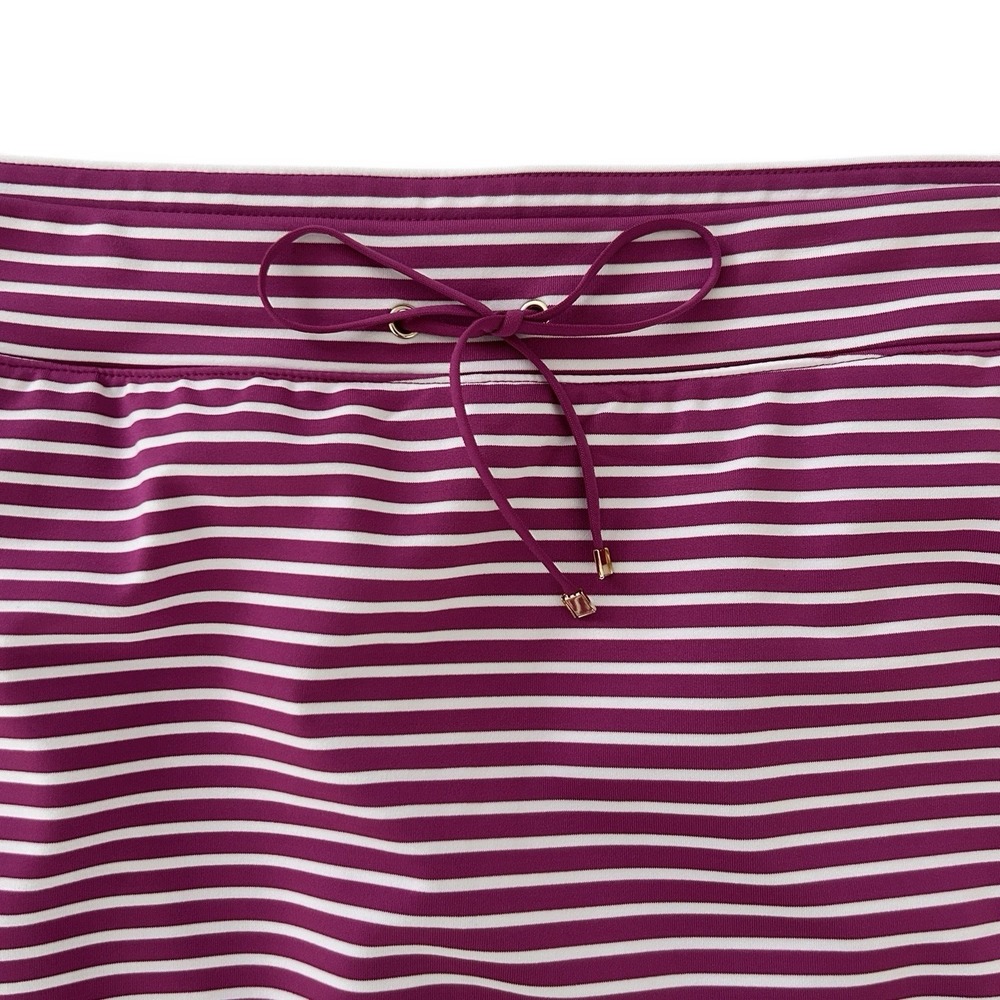 Chico's Zenergy Women XXL Purple Multicolor Size 4 Stripe Skort Skirt 20/22 NWT - Picture 5 of 15